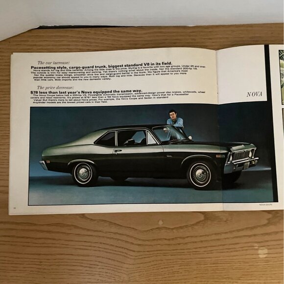1969 Chevrolet Pacesetter Values Brochure Camaro Impala Malibu Caprice Chevelle - Picture 7 of 7